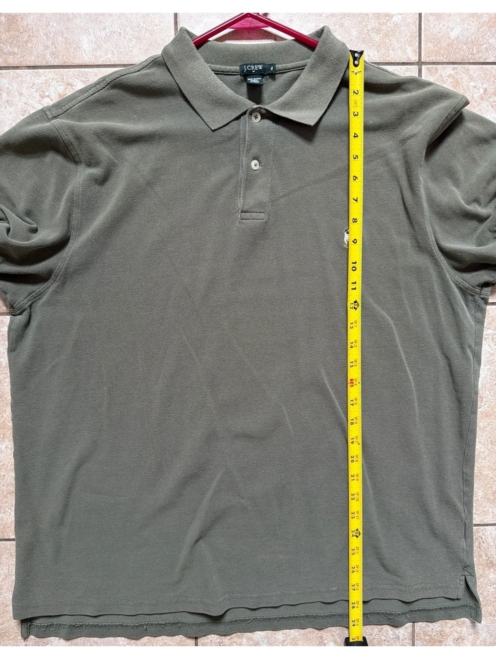 XL - Men - J.Crew Olive Green Polo Shirt